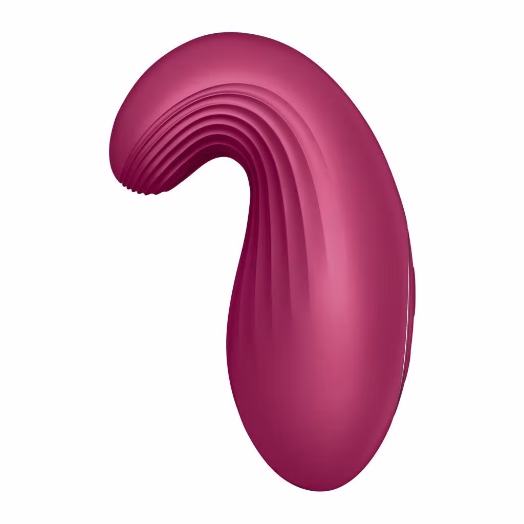 Вібратор Satisfyer Dipping Delight Berry, 2 мотори, гнучкий кінчик — фото 4