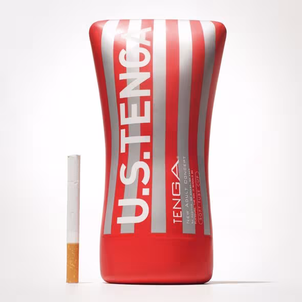 Мастурбатор Tenga US Soft Tube Cup (м’яка подушечка велика), стискальний, суперпотужне всмоктування — фото 3