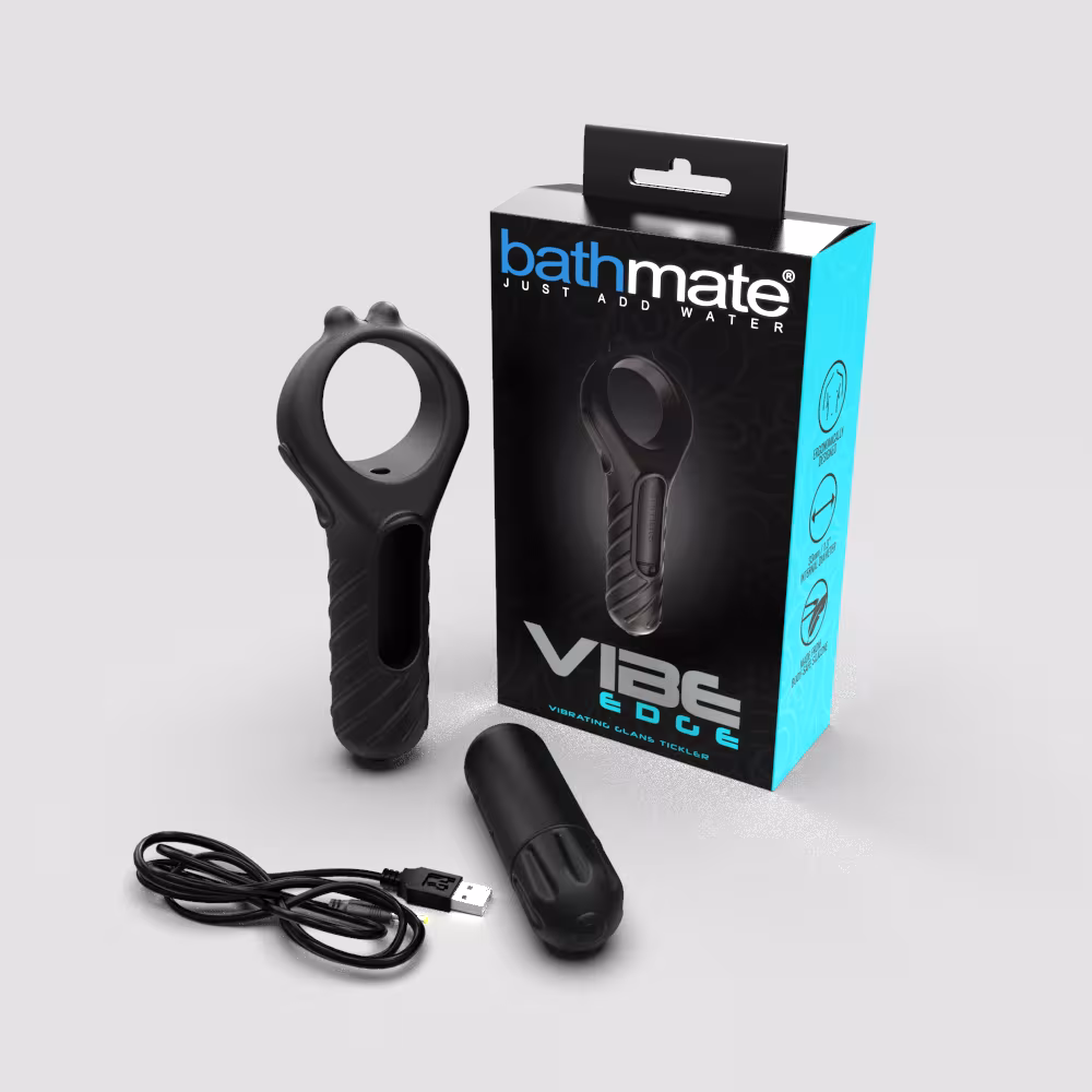 Ерекційне кільце з віброкулею Bathmate Vibe Edge перезаряджається, 10 режимів — фото 2
