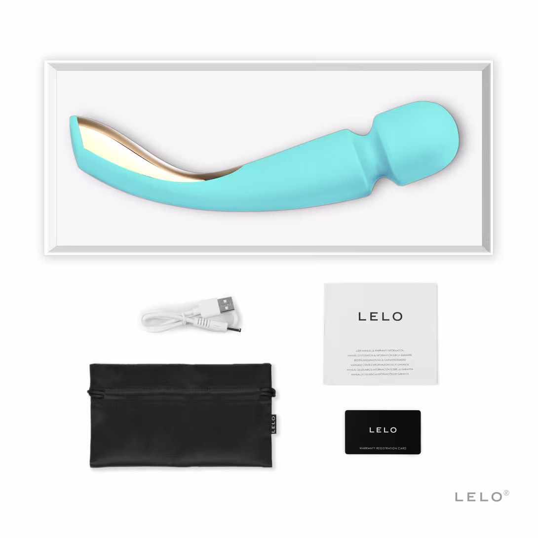 Вібромасажер LELO Smart Wand 2 Large Aqua — фото 3