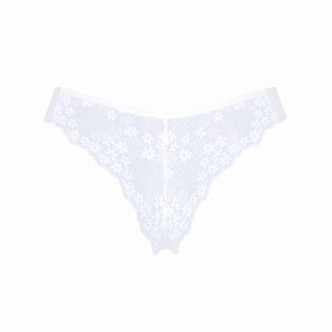 Напівпрозорі трусики Obsessive Heavenlly panties XL/2XL, відкриті сідниці — фото 6