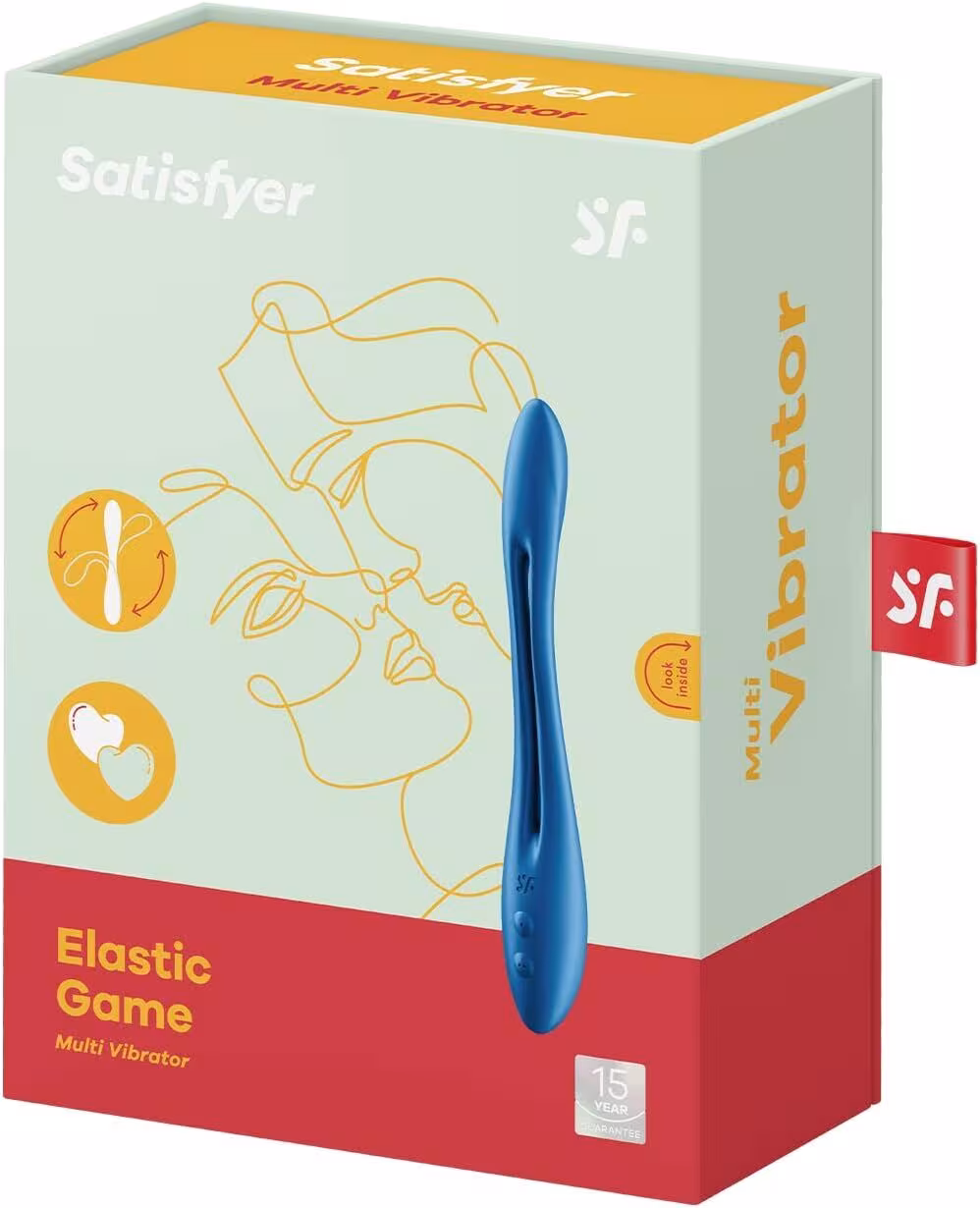 Універсальний гнучкий вібратор для пар Satisfyer Elastic Game Dark Blue — фото 8