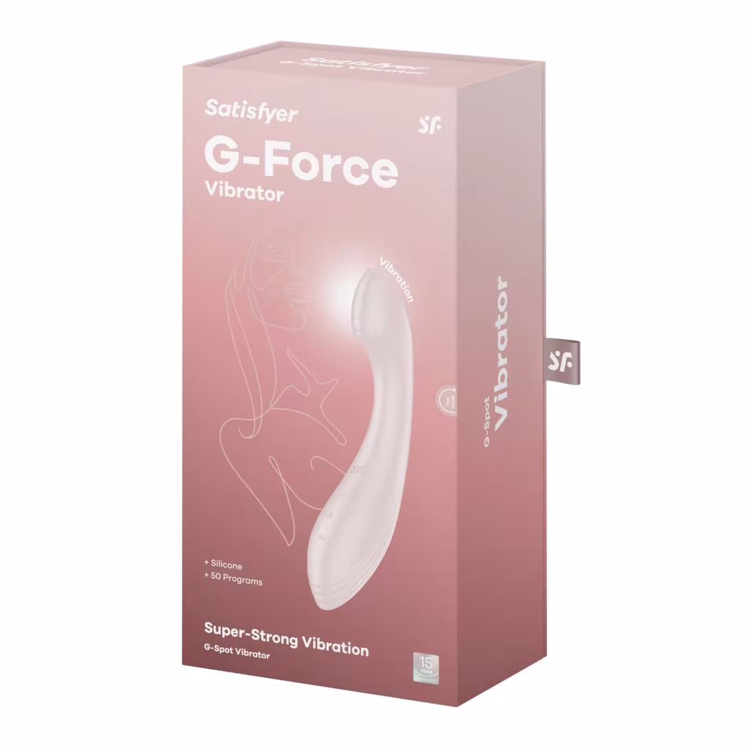 Вібратор для точки G Satisfyer G-Force Beige, 10 режимів + 5 рівнів інтенсивності — фото 6