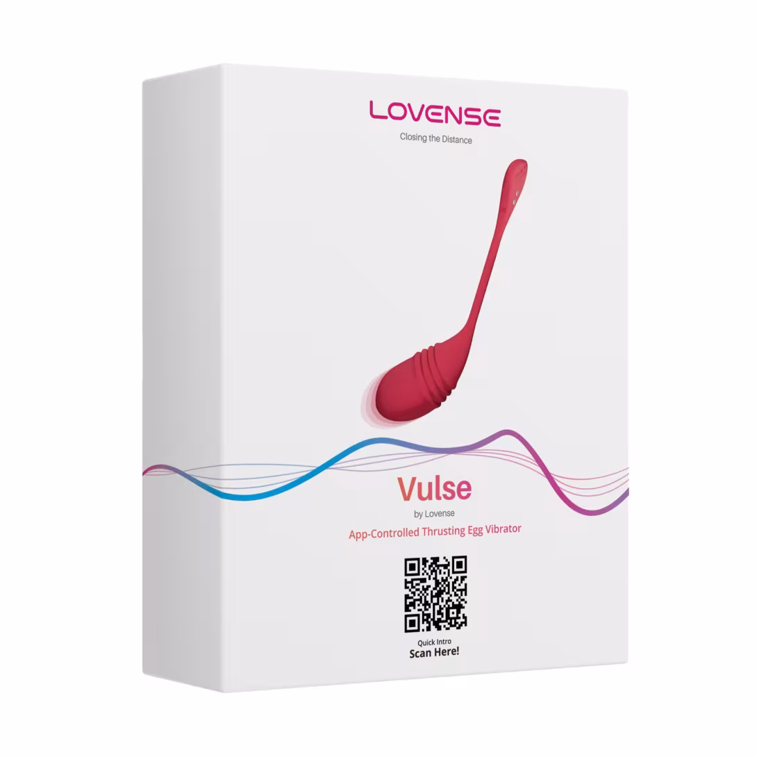 Смарт-віброяйце з пульсацією Lovense Vulse (Thrusting Egg Vibrator), імітація фрикцій — фото 8