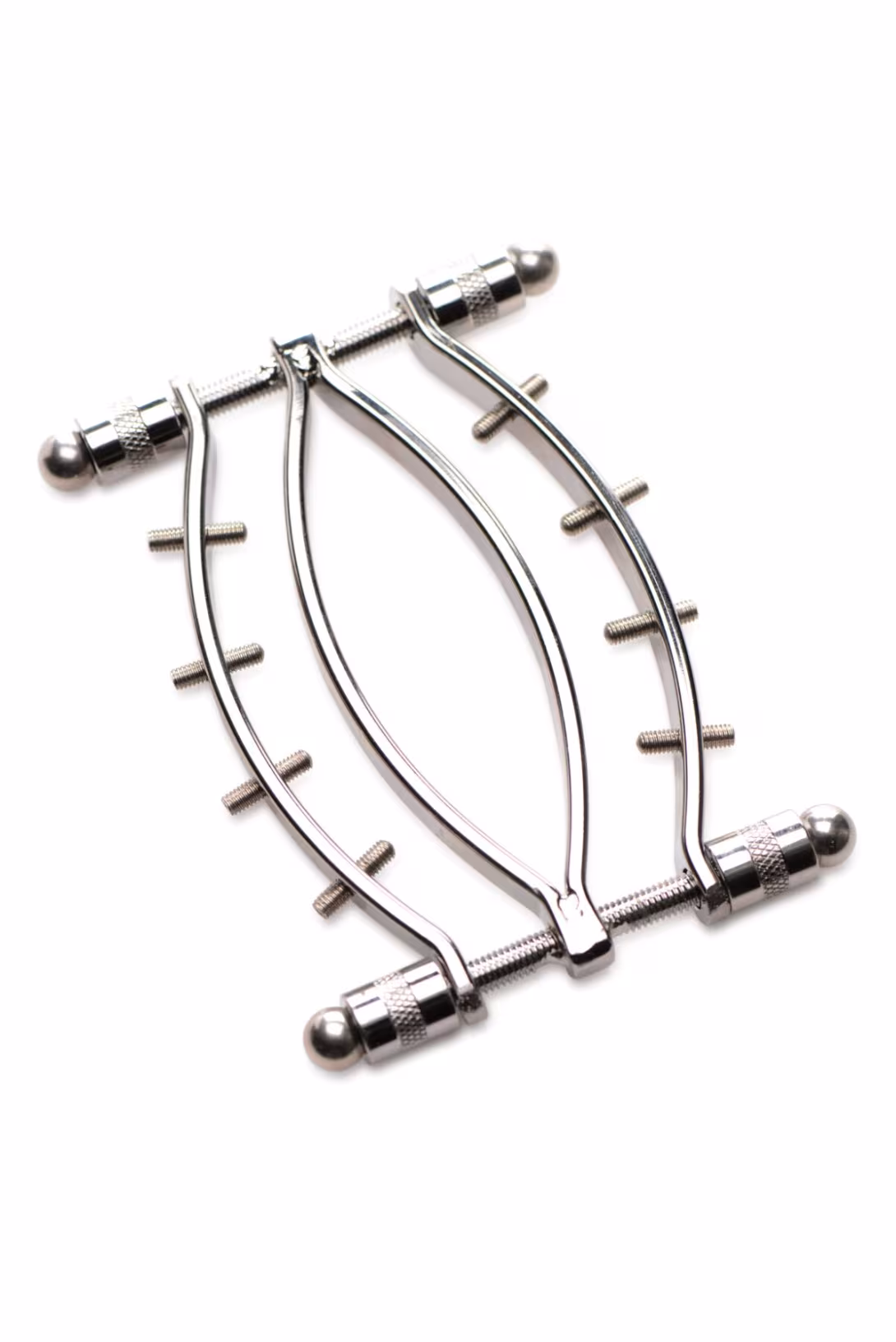 Затискач для вагіни Master Series: Spread 'Em Poker Vagina Clamp with Adjustable Pressure Screws, ши — фото 5