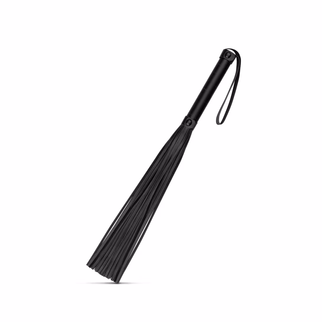 Флогер Bedroom Fantasies: Faux Leather Flogger, чорний — фото 2