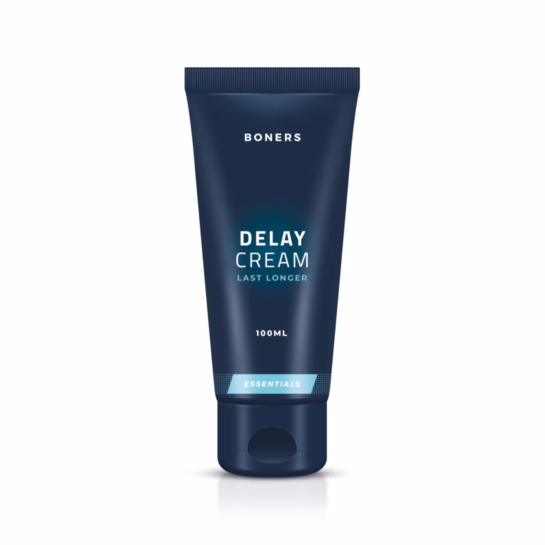 Крем-пролонгатор Boners Delay Cream 100 мл, легкий анестетик лаурет-9 + м’ята