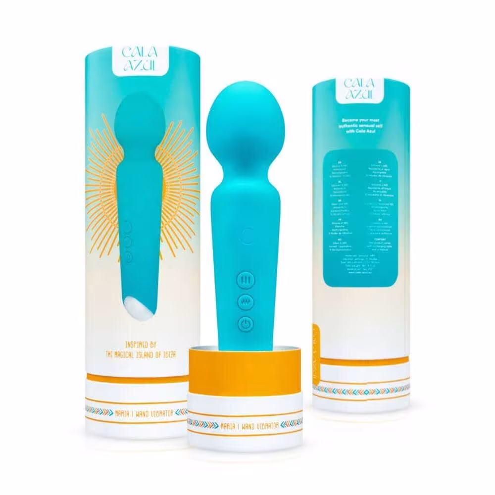 Вібромасажер Cala Azul – Maria Wand Vibrator, 10 режимів, регулювання інтенсивності — фото 9