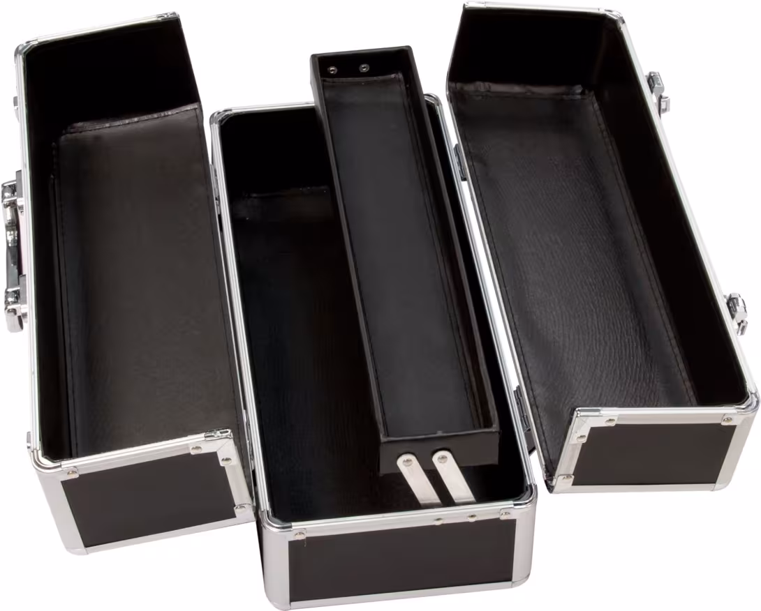 Великий кейс для зберігання секс-іграшок BMS Factory Large Lokable Vibrator Case Black,кодовий замок — фото 5