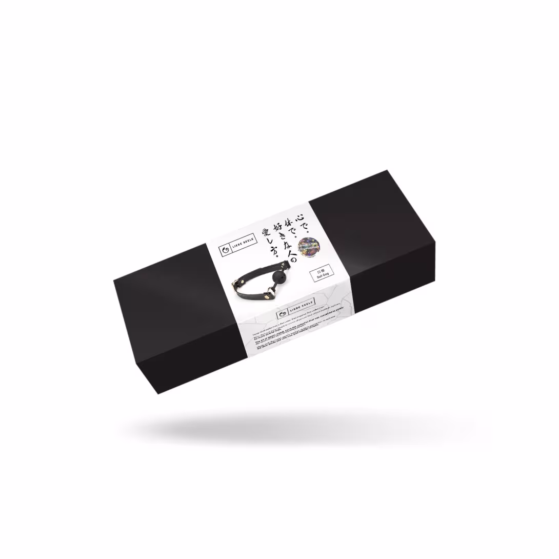 Кляп Liebe Seele Black Organosilicon Ball Gag — фото 6