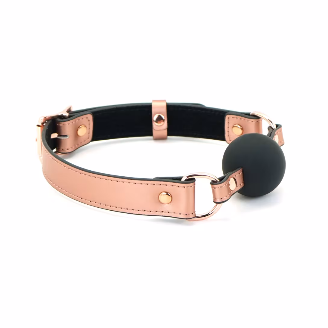 Кляп Liebe Seele Rose Gold Memory Ball Gag — фото 3