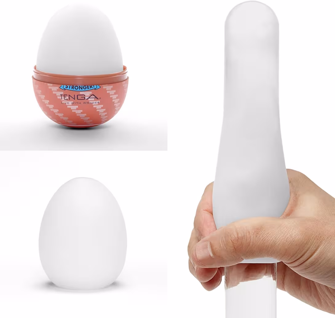 Набір мастурбаторів-яєць Tenga Egg Hard Boilded II Pack (6 яєць), щільний TPE, опукла текстура — фото 4