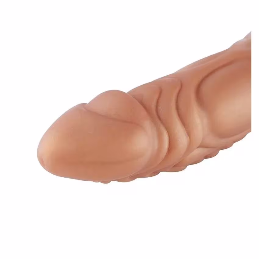 Фалоімітатор для секс-машин Hismith Slightly Curved Silicone Dildo Monster Series, кріплення KlicLok — фото 6