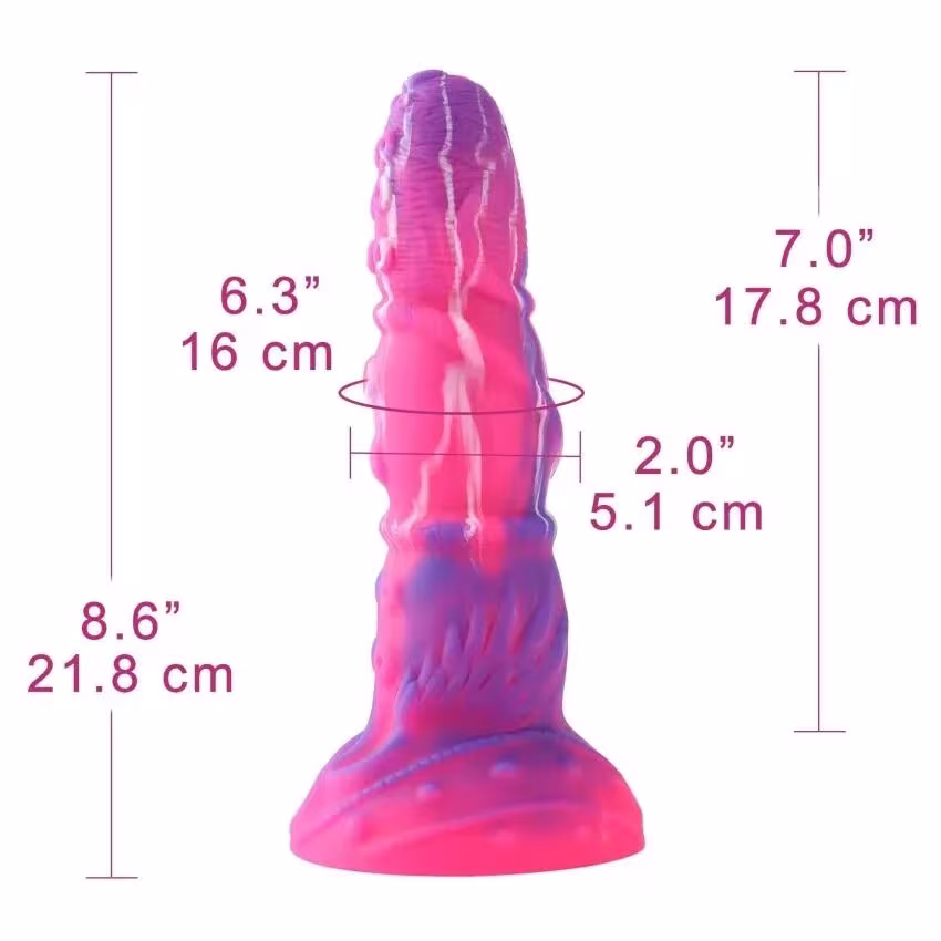 Фалоімітатор для секс-машин Hismith Tentacle Silicone Dildo Monster Series, KlicLok та присоска — фото 2