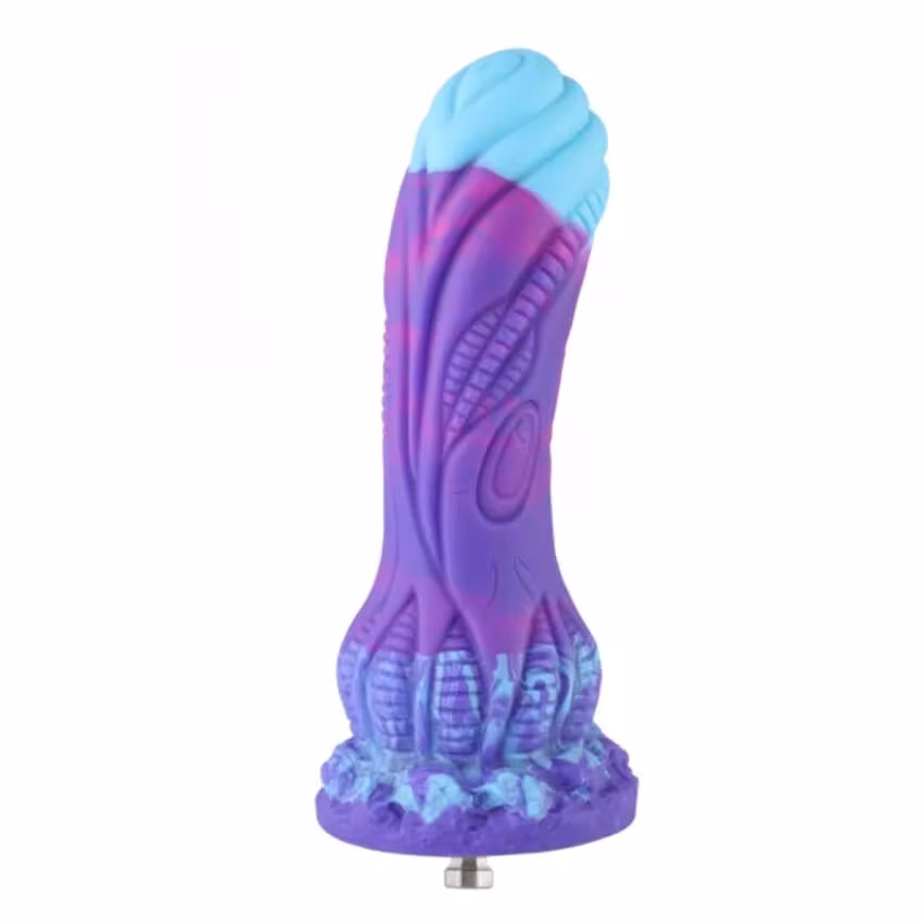 Фалоімітатор для секс-машин Hismith 7.48″ Silicone Dildo HSA140 Monster Series, система KlicLok — фото 6