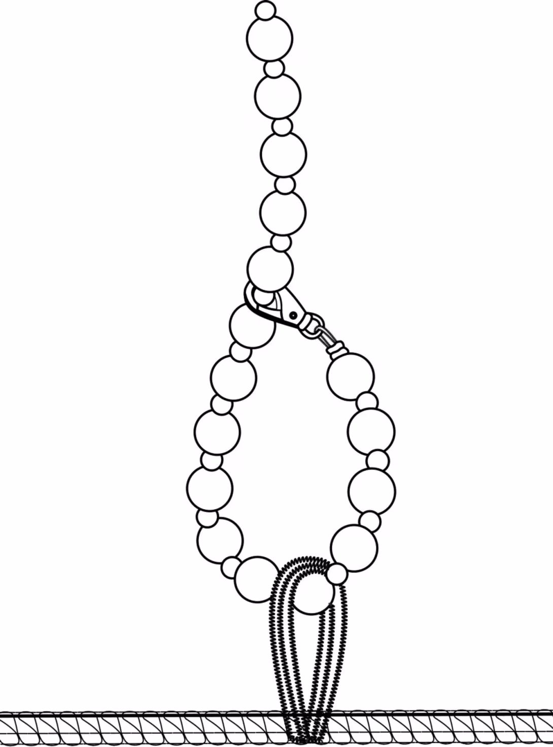 Комбінезон Noir Handmade F298 Libido, M, під латекс, мереживний верх, чокер, знімне намисто, доступ — фото 6