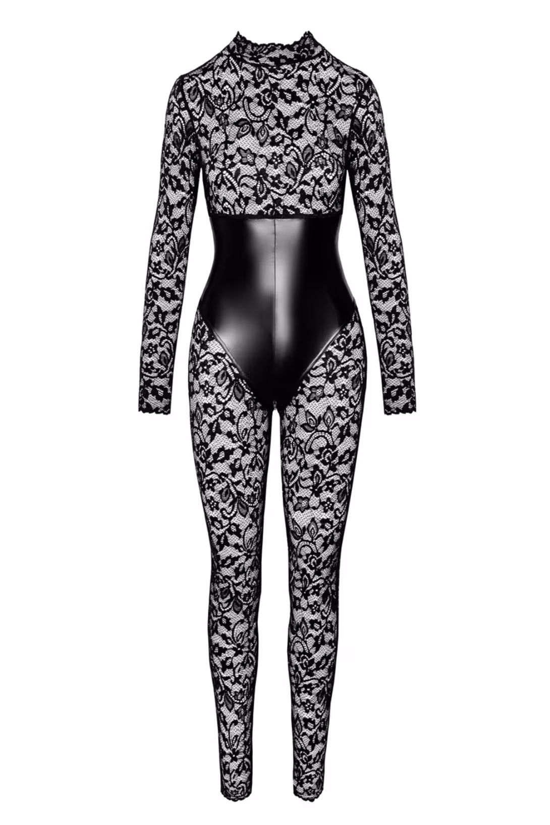 Комбінезон Noir Handmade F299 Enigma, XXL, мереживо, довгий рукав, імітація корсета, доступ — фото 5