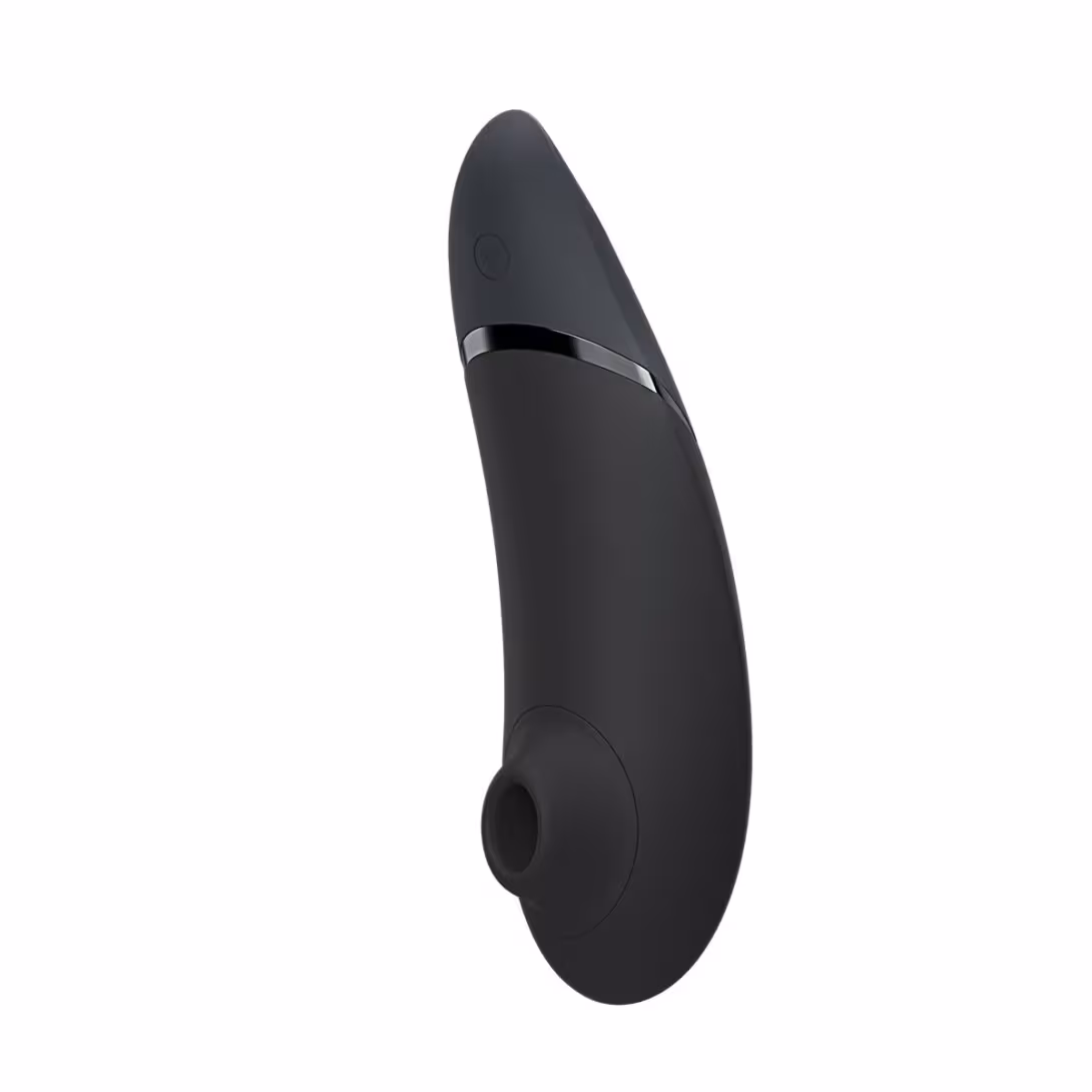 Вакуумний кліторальний стимулятор Womanizer Next Black, 3D Pleasure Air, 14 рівнів інтенсивності — фото 2