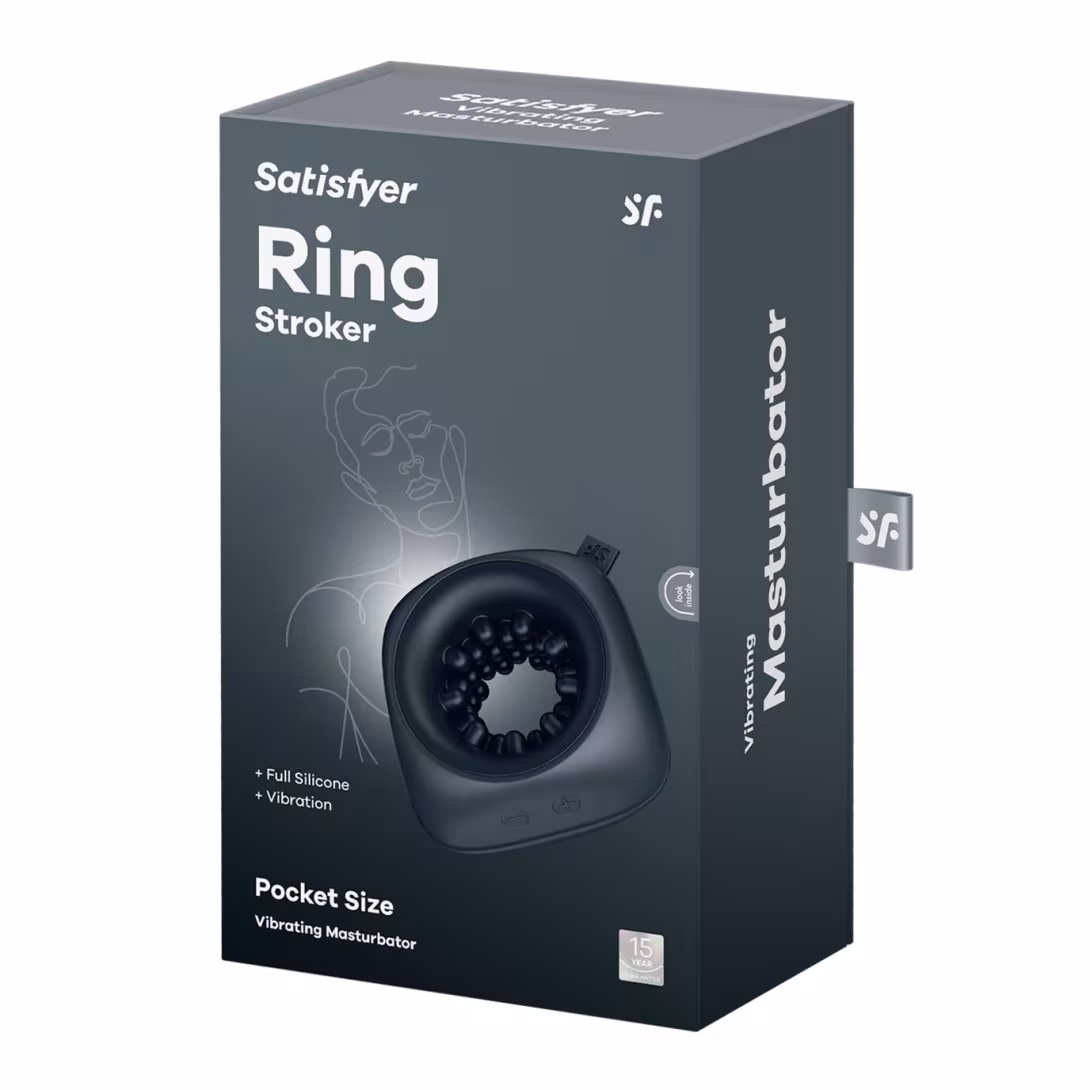 Мастурбатор Satisfyer Ring Stroker, 12 режимів вібрації, універсальний, компактний — фото 6