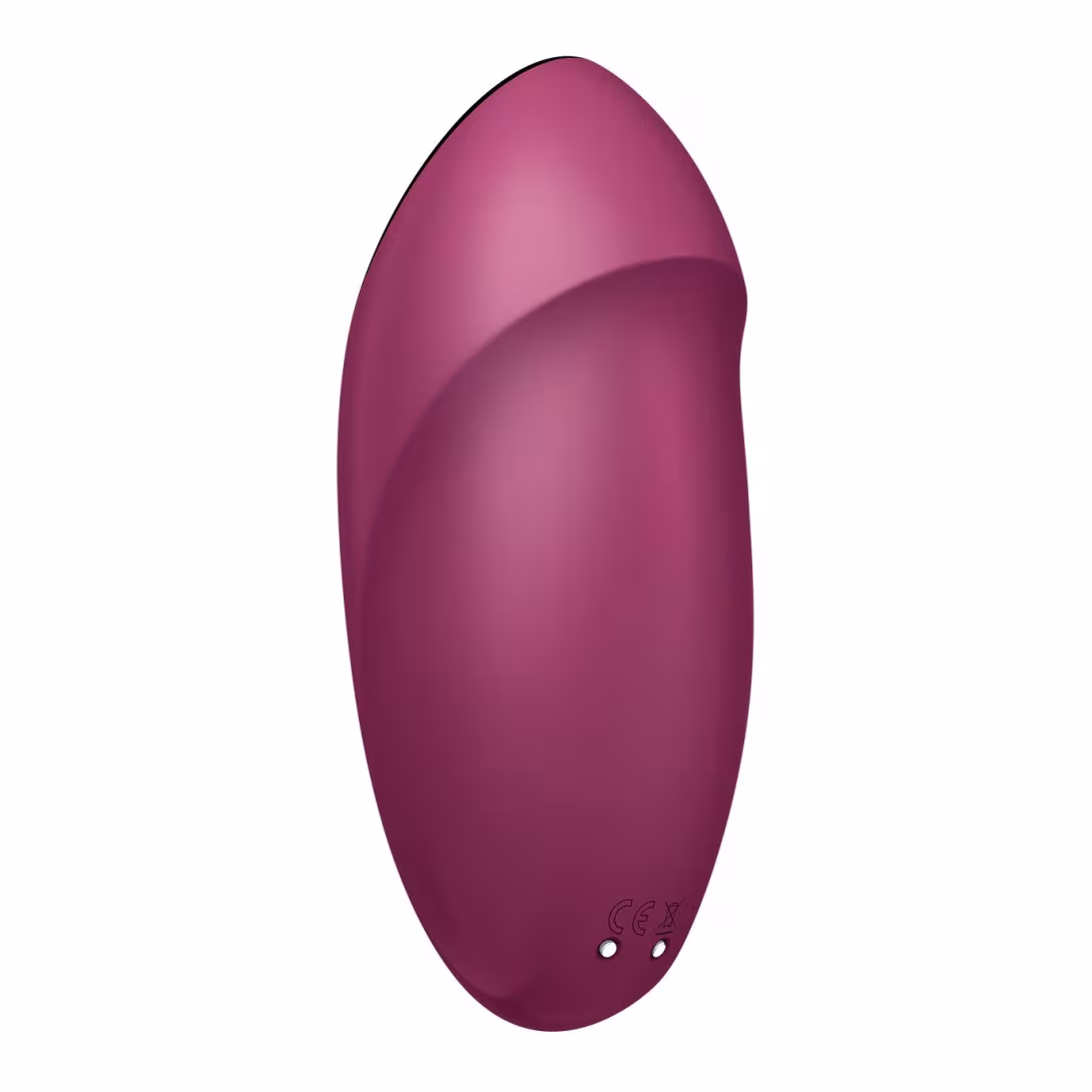 Вібростимулятор-пульсатор Satisfyer Tap & Climax 1 Red, ефект постукування пальцем, 2 мотори — фото 5