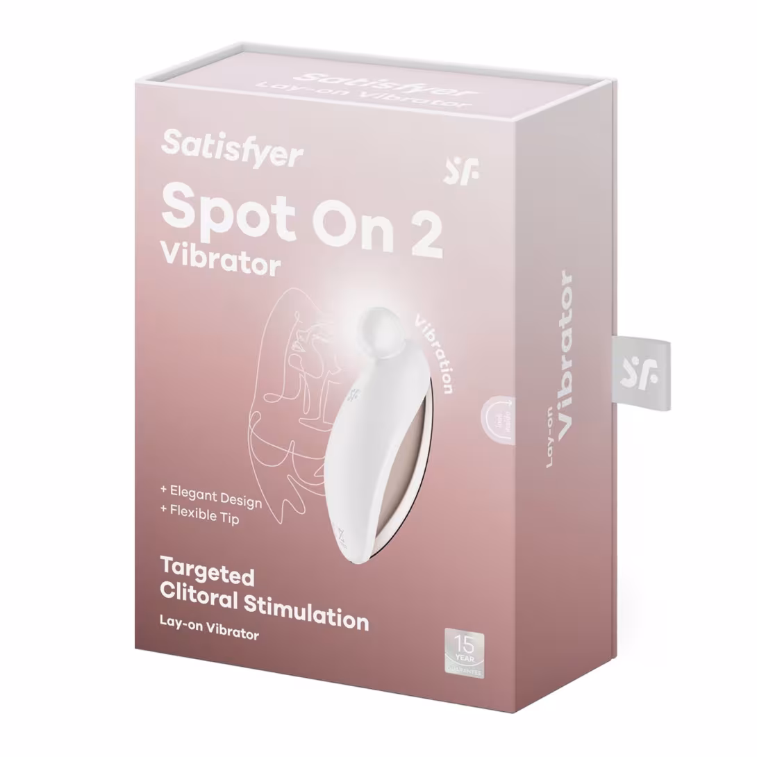 Вібратор для зовнішньої стимуляції Satisfyer Spot On 2 White, дуже потужний, гнучкий відросток — фото 7