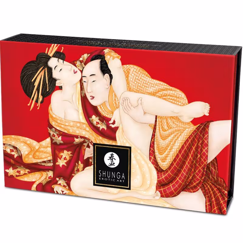 Смачна пудра для оральних пестощів Shunga Body Powder Sparkling Strawberry Wine, 75 г, аромат полуниці — фото 4