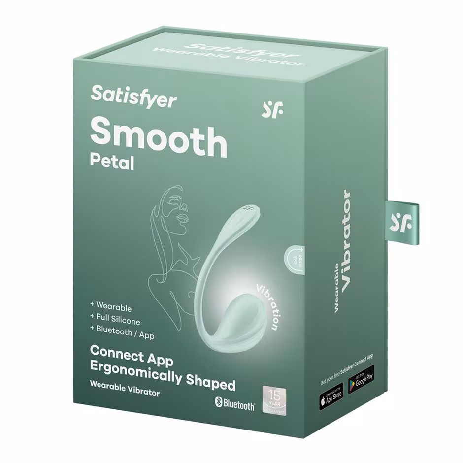 Смарт-віброяйце Satisfyer Smooth Petal Connect App Mint — фото 9