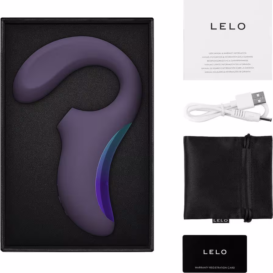 Кліторально-вагінальний звуковий стимулятор LELO Enigma WAVE Cyber Purple, 3 типи стимуляції — фото 5