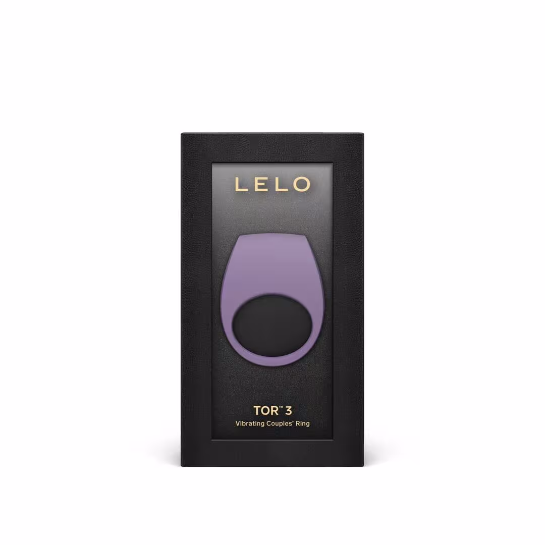 Ерекційне кільце з вібрацією LELO Tor 3 Violet Dusk, керування зі смартфона — фото 5