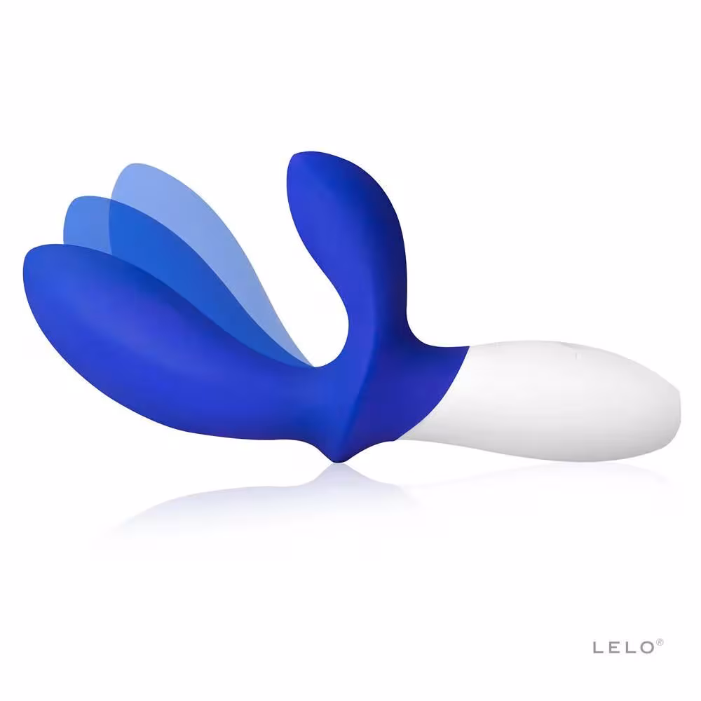 Масажер простати LELO Loki Wave Federal Blue, 2 мотори, манливий рух + стимуляція промежини — фото 2
