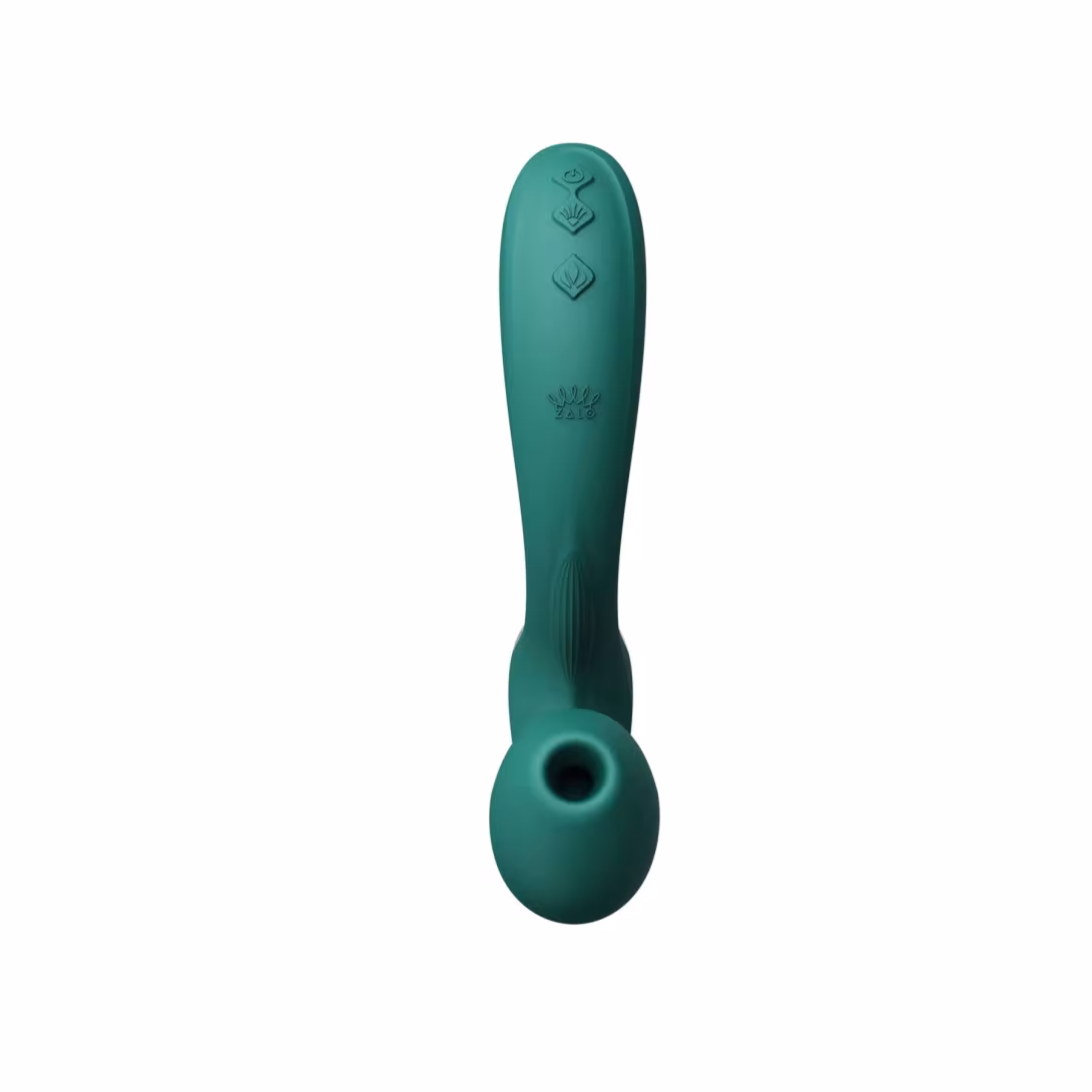 Вібратор-пульсатор з вакуумною насадкою Zalo – Talis G-Spot PulseWave Vibrator Turquoise Green — фото 6
