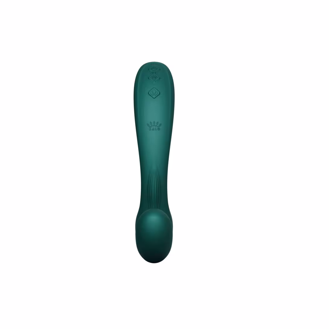 Вібратор-пульсатор з вакуумною насадкою Zalo – Talis G-Spot PulseWave Vibrator Turquoise Green — фото 3