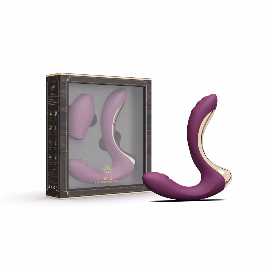 Вібратор-пульсатор з вакуумною насадкою Zalo – Talis G-Spot PulseWave Vibrator Velvet Purple — фото 5