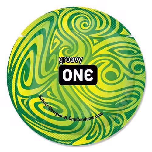 Презерватив ONE Glowing Pleasures, 1 шт, світиться в темряві, зі змазкою — фото 7