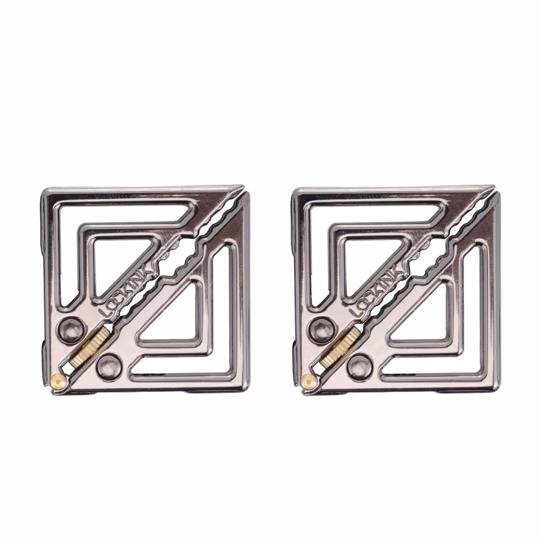 Затискачі для сосків з легкою підвіскою LOCKINK Adjustable Nipple Clamps with Light Pendant, сріблясті — фото 3