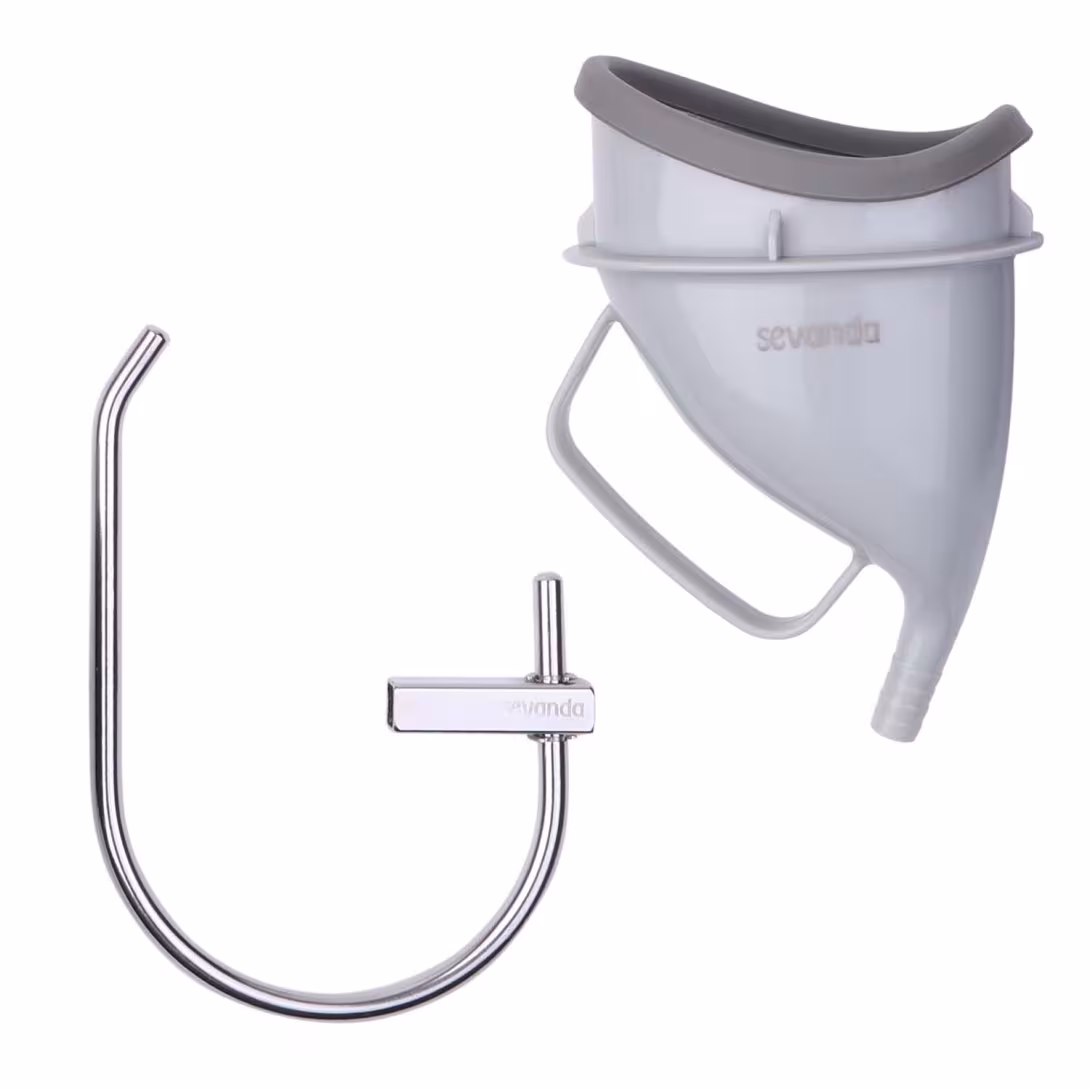 Набір для домінування LOCKINK SEVANDA Objectification Bathroom Set, маска та 4 насадки — фото 4