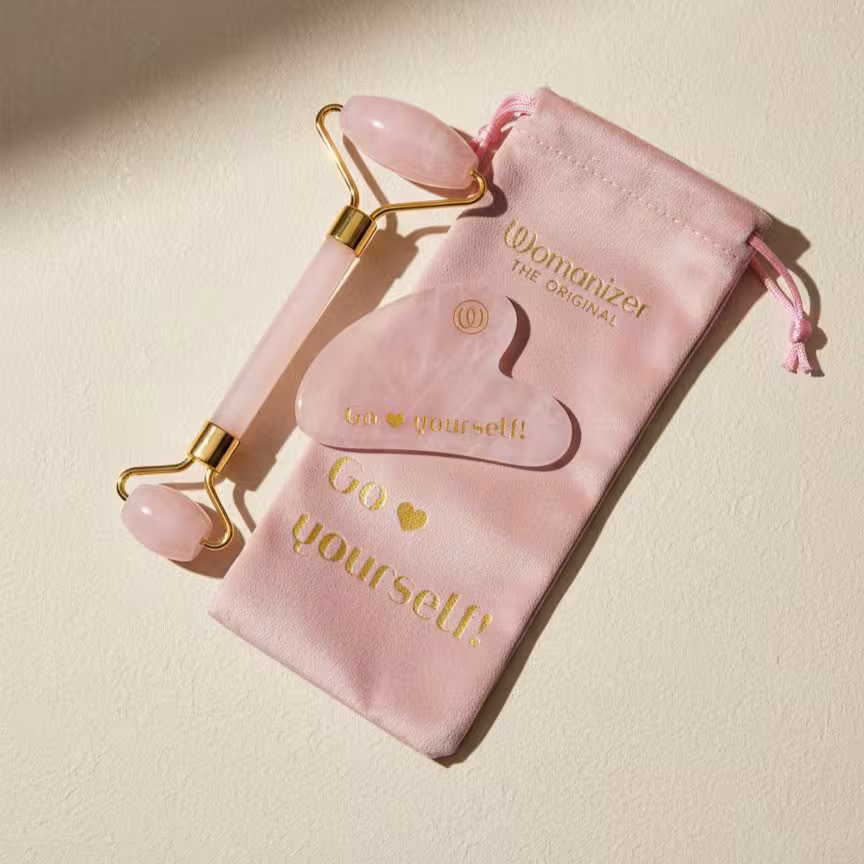 Набір масажерів гуаша Womanizer Gua Sha Set, ролер та скребок — фото 2