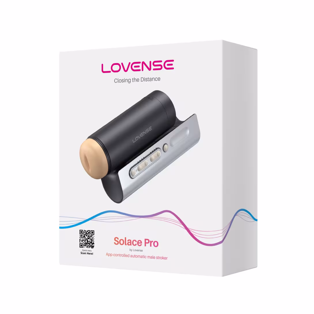 Інтерактивний смарт-мастурбатор Lovense Solace Pro, до 230–300 фрикцій на хвилину, до 14 годин роботи — фото 8