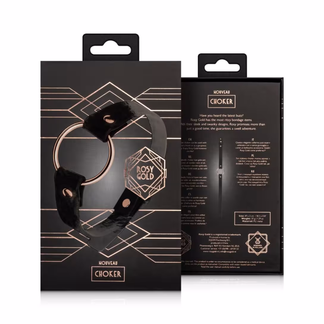Чокер Rosy Gold - Choker - Black — фото 5