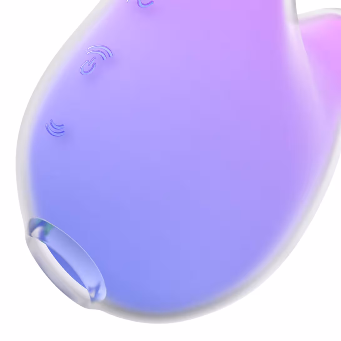 Вакуумний кліторальний стимулятор з вібрацією Satisfyer Mermaid Vibes Violet/Pink, 2 мотори — фото 3