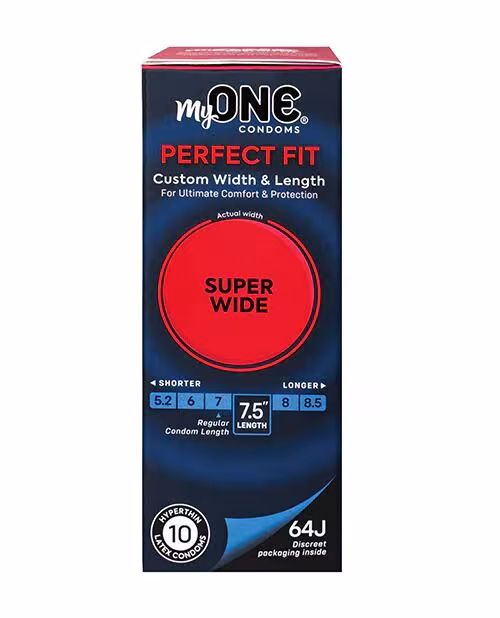 Презервативи MyONE Super Wide 10 шт, картонна коробка
