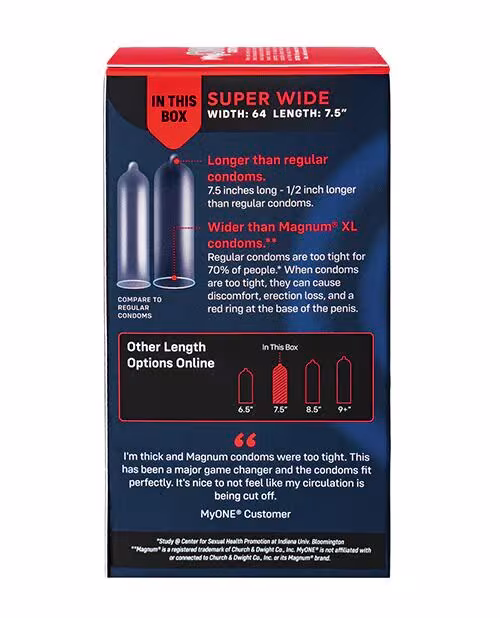 Презервативи MyONE Super Wide 10 шт, картонна коробка — фото 3
