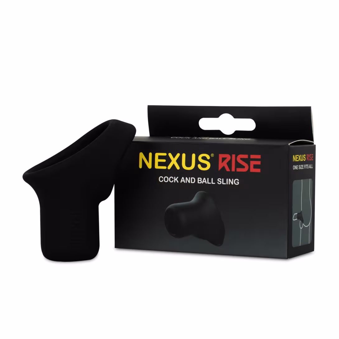 Ерекційне кільце Nexus Rise Cock and Ball Sling, для члена та яєчок, дуже широке — фото 5
