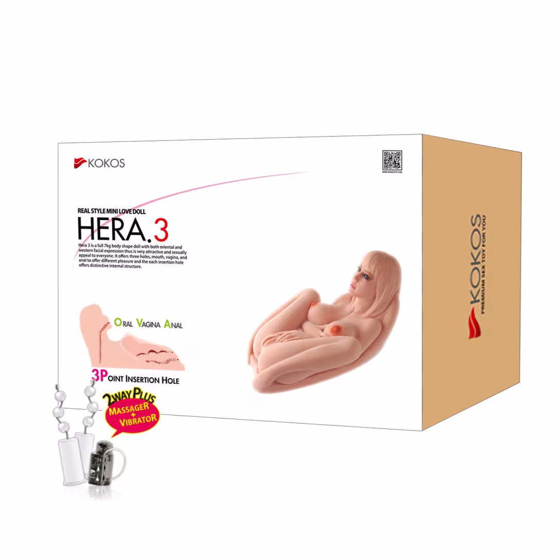 Мастурбатор Kokos Hera 3 2WayPlus з функцією масажу та вібрацією — фото 10
