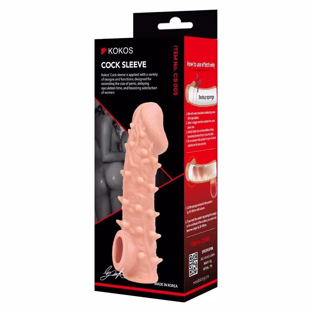 Насадка на член Kokos Cock Sleeve CS 005 L — фото 2