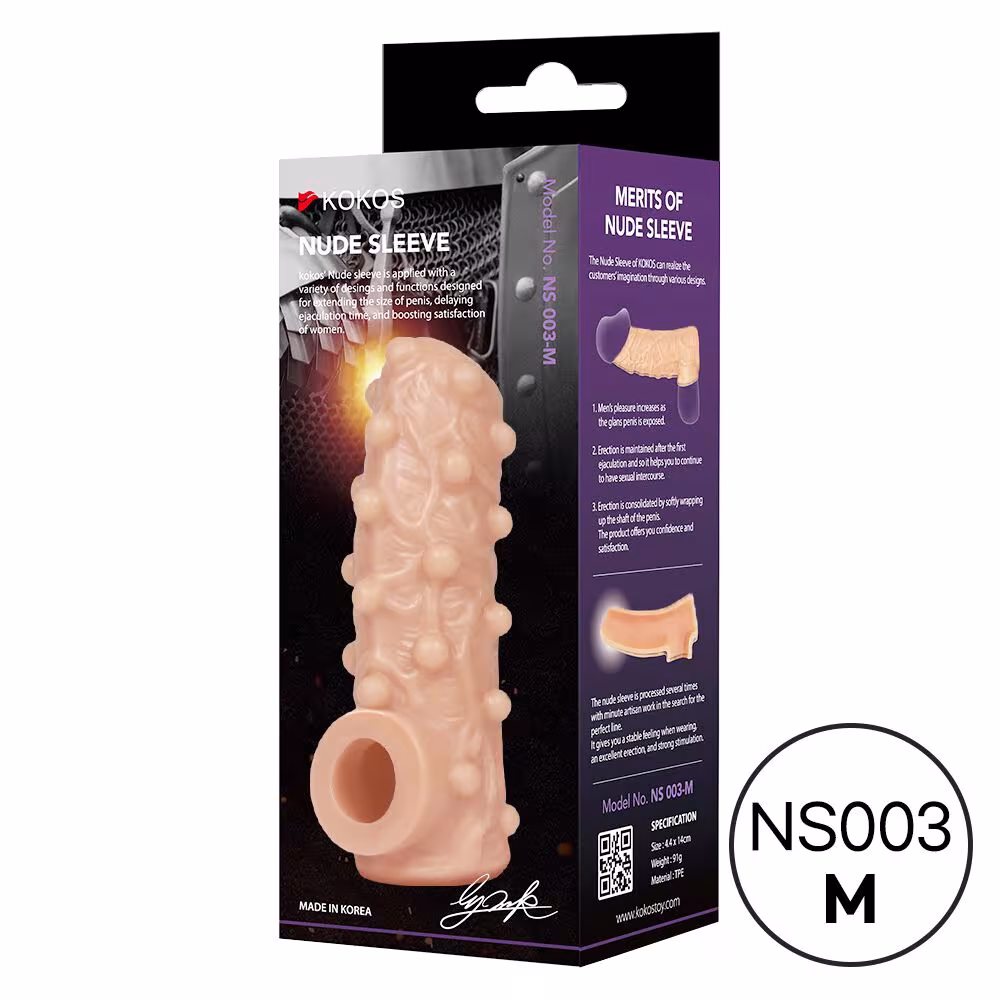 Насадка на член Kokos Nude Sleeve NS 003 M — фото 2