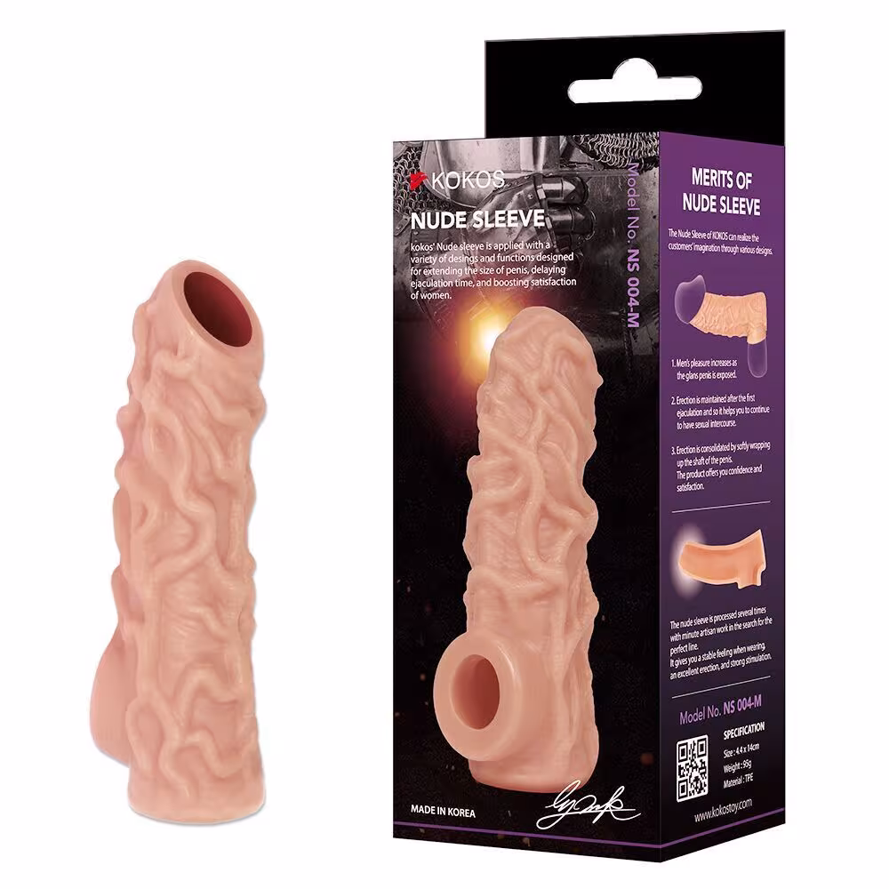 Насадка на член Kokos Nude Sleeve NS 004 L — фото 2