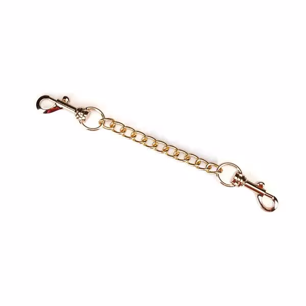 Наручники Liebe Seele Boudoir Amor Wrist Cuffs Black, з’єднувальний ланцюжок на карабінах — фото 8
