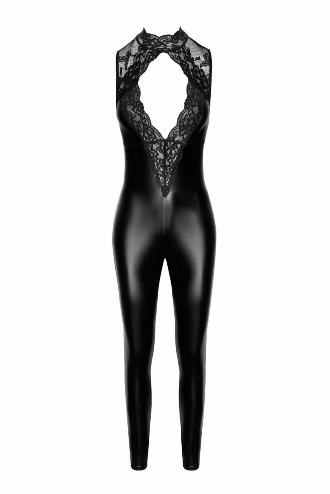 Комбінезон Noir Handmade F342 Powerwetlook and lace overall - L — фото 6