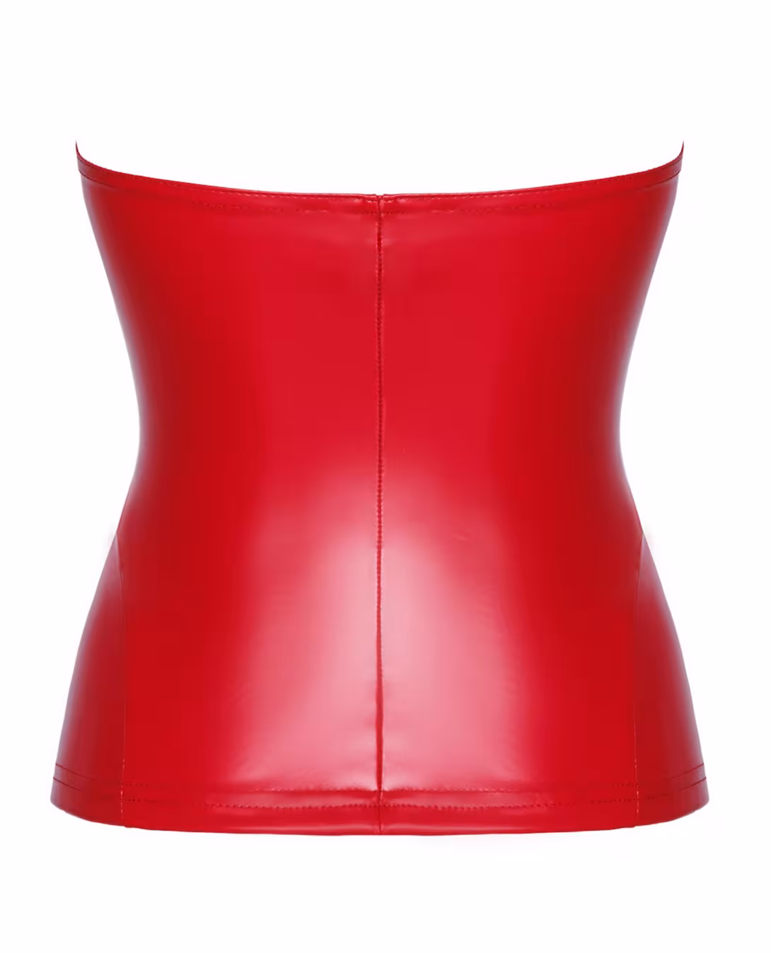 Корсет Noir Handmade F355 Red powerwetlook corset - L — фото 5